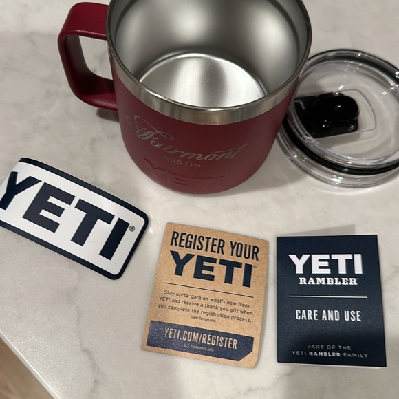 NWT Fairmont Austin 14 oz YETI with Handle - Picture 3 of 4